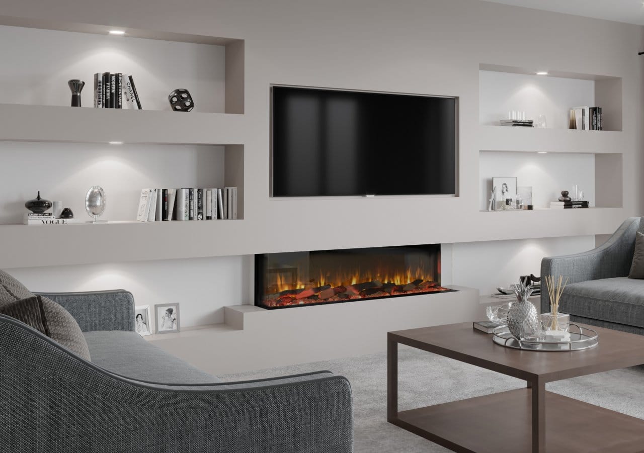 Media Wall Fireplace Package Offer 4 Includes UK Installation