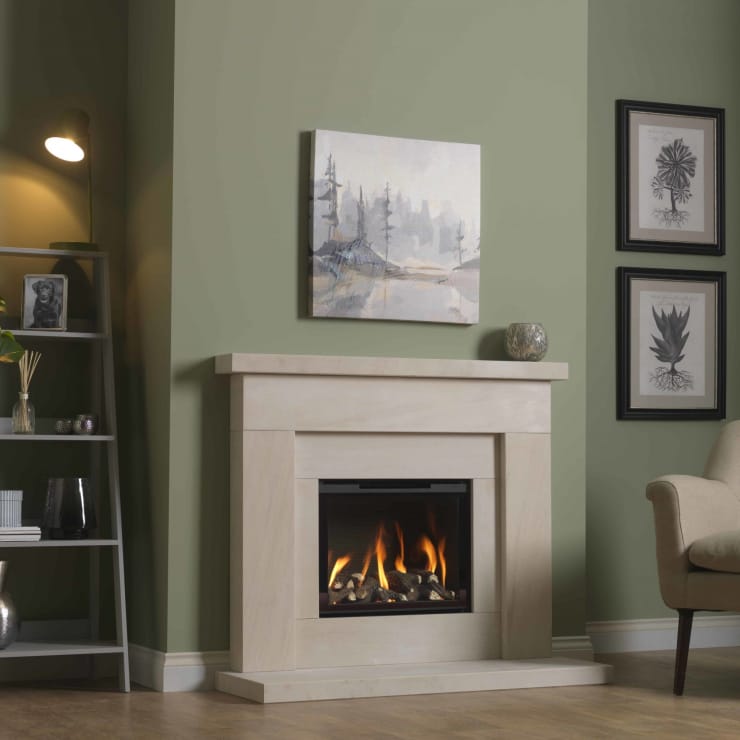 Image of Beckford with P11 gas fire 