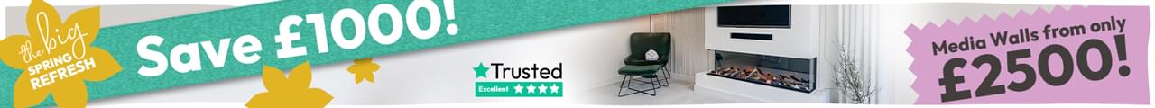 The big spring refresh. Save £1000! Media Walls from onle £2500!